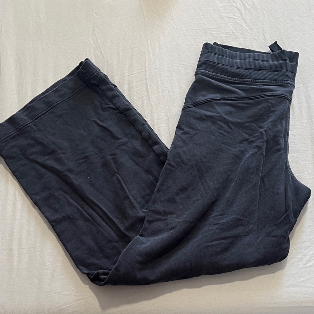 Athleta Black Wide Leg Joggers